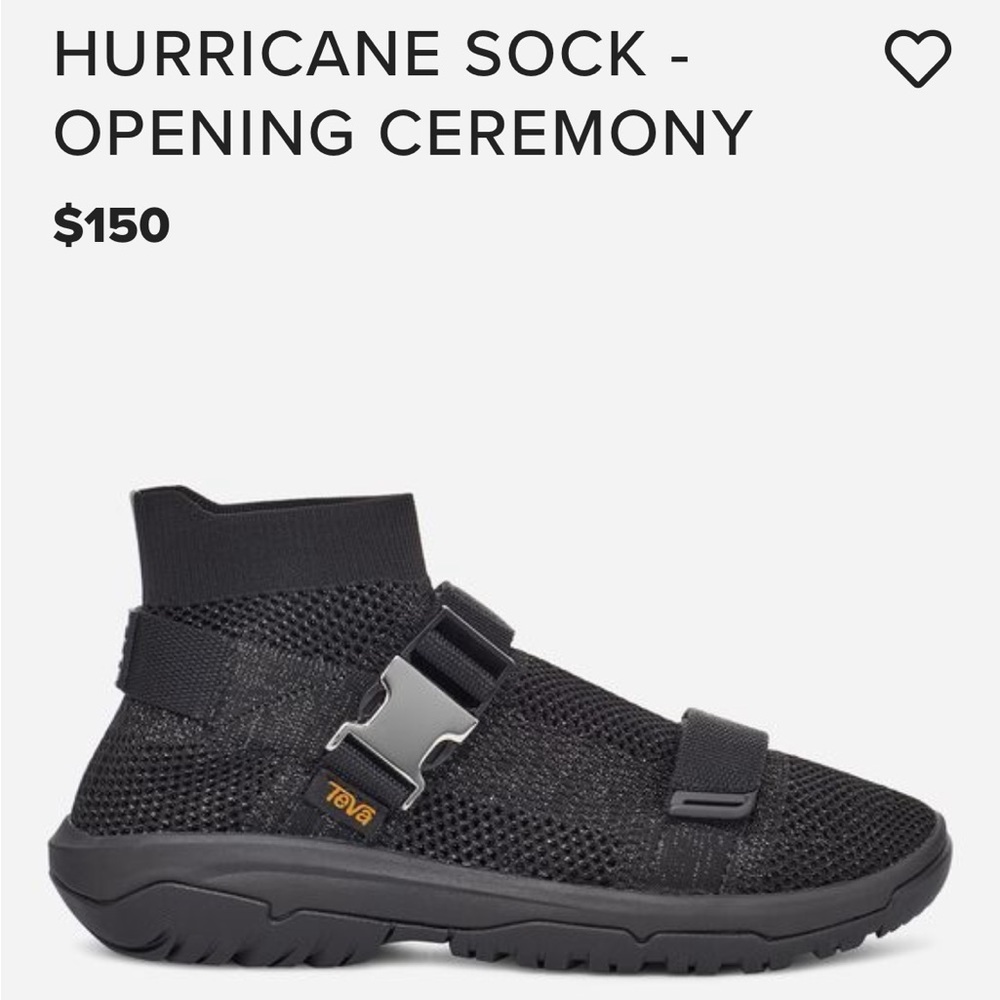 Opening ceremony teva men 7 eu 39.5 Hurricane sock shoe limited